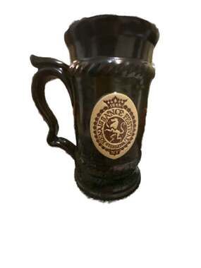 Sterling Renaissance Festival Limited Edition Handthrown Pottery Beer Stein Mug